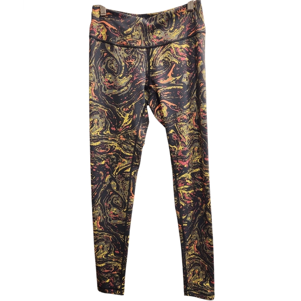 Zella NEW Neon Swirl Midrise Leggings Size XS
